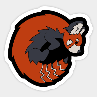 The Red Panda Sticker